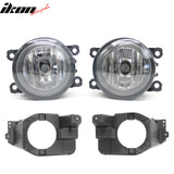 2011-2015 Ford Explorer 2PCS Right Left RH LH Front Bumper Driving Fog Lights Lamps Assembly Replacement W/Cover Black Housing Clear Lens