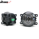 2011-2015 Ford Explorer 2PCS Right Left RH LH Front Bumper Driving Fog Lights Lamps Assembly Replacement W/Cover Black Housing Clear Lens