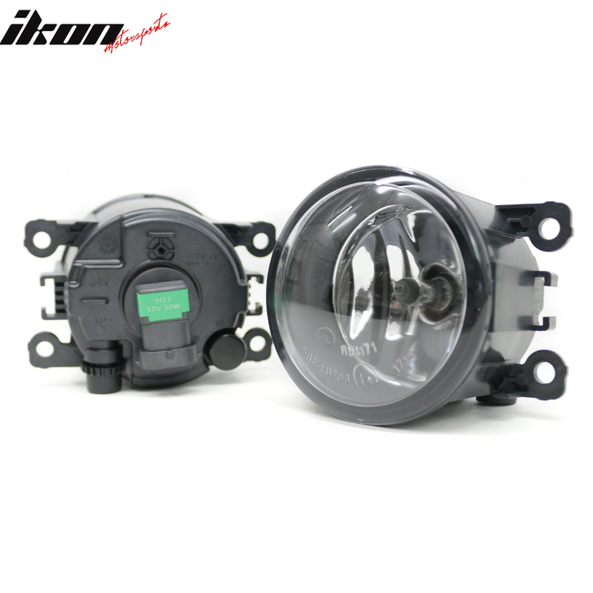 2011-2015 Ford Explorer 2PCS Right Left RH LH Front Bumper Driving Fog Lights Lamps Assembly Replacement W/Cover Black Housing Clear Lens