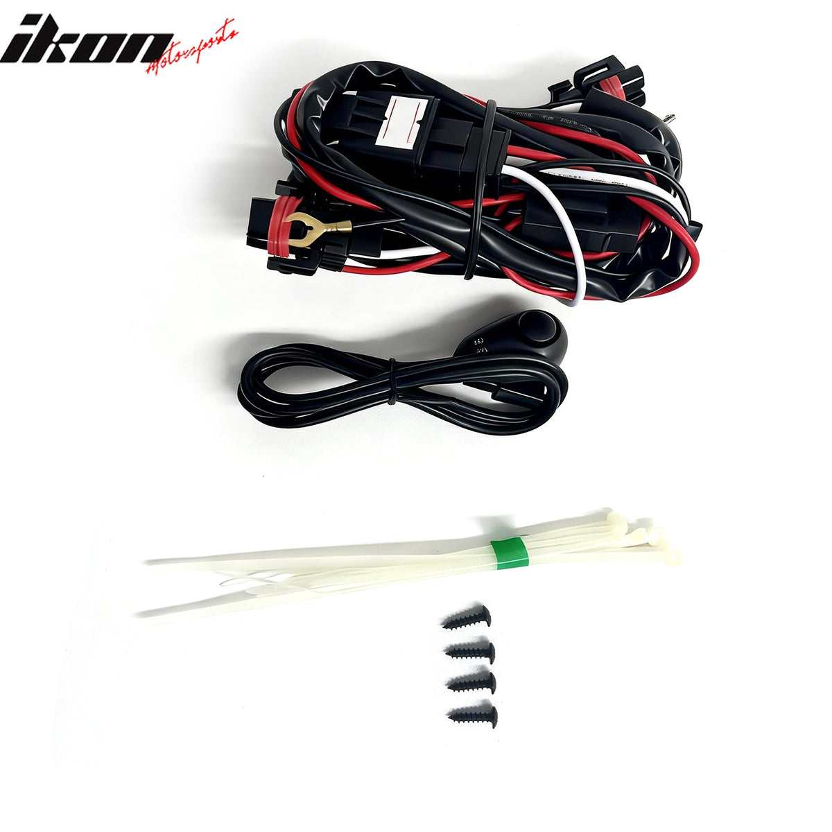 2014-2018 Ford Fiesta 2PCS Right Left RH LH Front Bumper Driving Fog Lights Lamps Assembly Replacement W/Wiring & Cover Black Housing Clear Lens