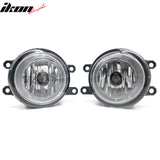 2011-2017 Toyota Sienna Front Fog Lights Assembly Black Housing Clear Lens Pair