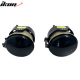 2006-2008 Dodge Nitro 2006-2009 Charger 2007-2009 Jeep Compass 2PC Right Left RH LH Front Bumper Driving Fog Lights Lamps Assembly W/Wiring Smoke Lens