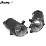 2001-2005 Volkswagen Passat 2PCS Right Left RH LH Front Bumper Driving Fog Lights Lamps Assembly Replacement W/Black Housing Clear Lens H3 Bulb Type
