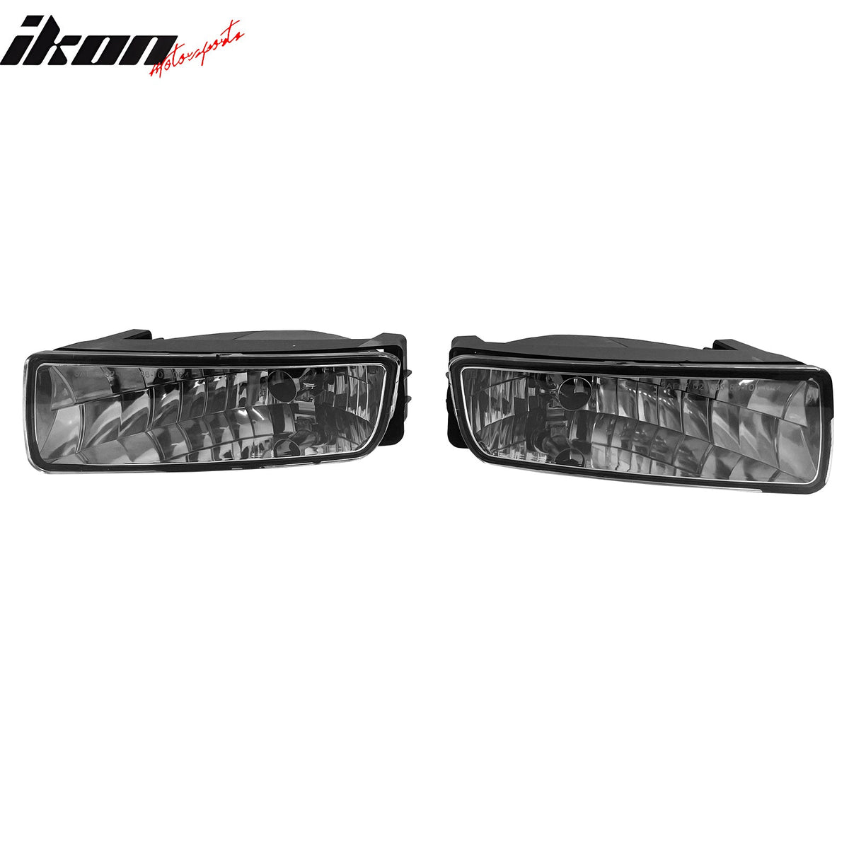 2003-2006 Ford Expedition 2PCS Right Left RH LH Front Bumper Driving Fog Lights Lamps Assembly Replacement W/Wiring Harness Black Housing Clear Lens