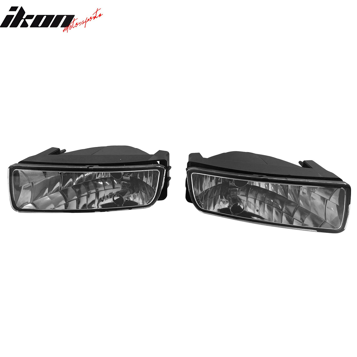 2003-2006 Ford Expedition 2PCS Right Left RH LH Front Bumper Driving Fog Lights Lamps Assembly Replacement W/Wiring Harness Black Housing Clear Lens