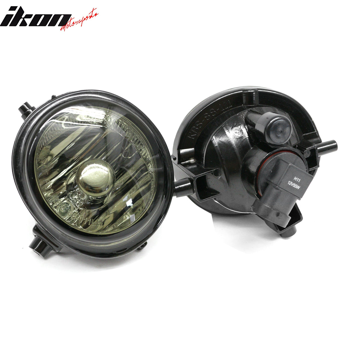 2007-2009 Mazda CX-7 & 2005-2010 5 & 2006-2008 6 & 2006-2015 MX-5 & MX-5 Miata & 2004-2006 MPV Front Bumper Driving Fog Lights Lamps Smoke Lens