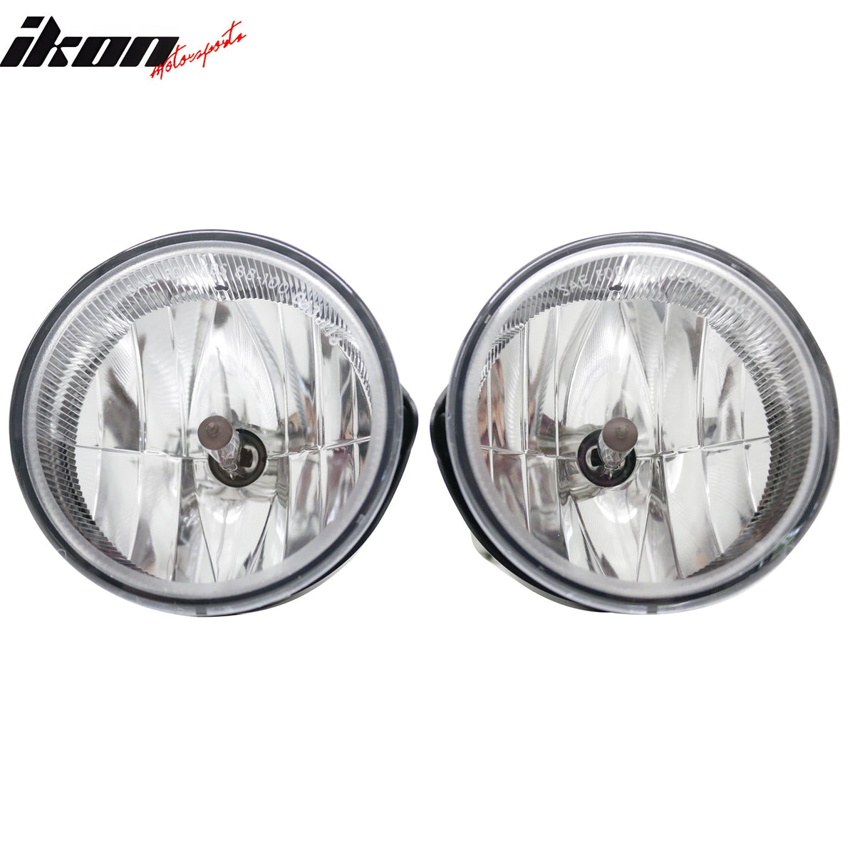 2004-2010 Jeep Grand Cherokee Front Bumper Fog Lights Lamp Assembly Clear Lens