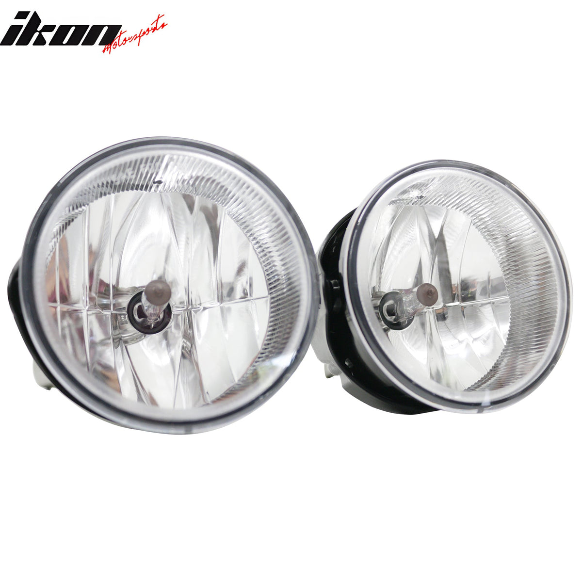 2004-2010 Jeep Grand Cherokee Front Bumper Fog Lights Lamp Assembly Clear Lens