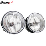 2004-2010 Jeep Grand Cherokee Front Bumper Fog Lights Lamp Assembly Clear Lens