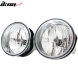 2004-2010 Jeep Grand Cherokee Front Bumper Fog Lights Lamp Assembly Clear Lens
