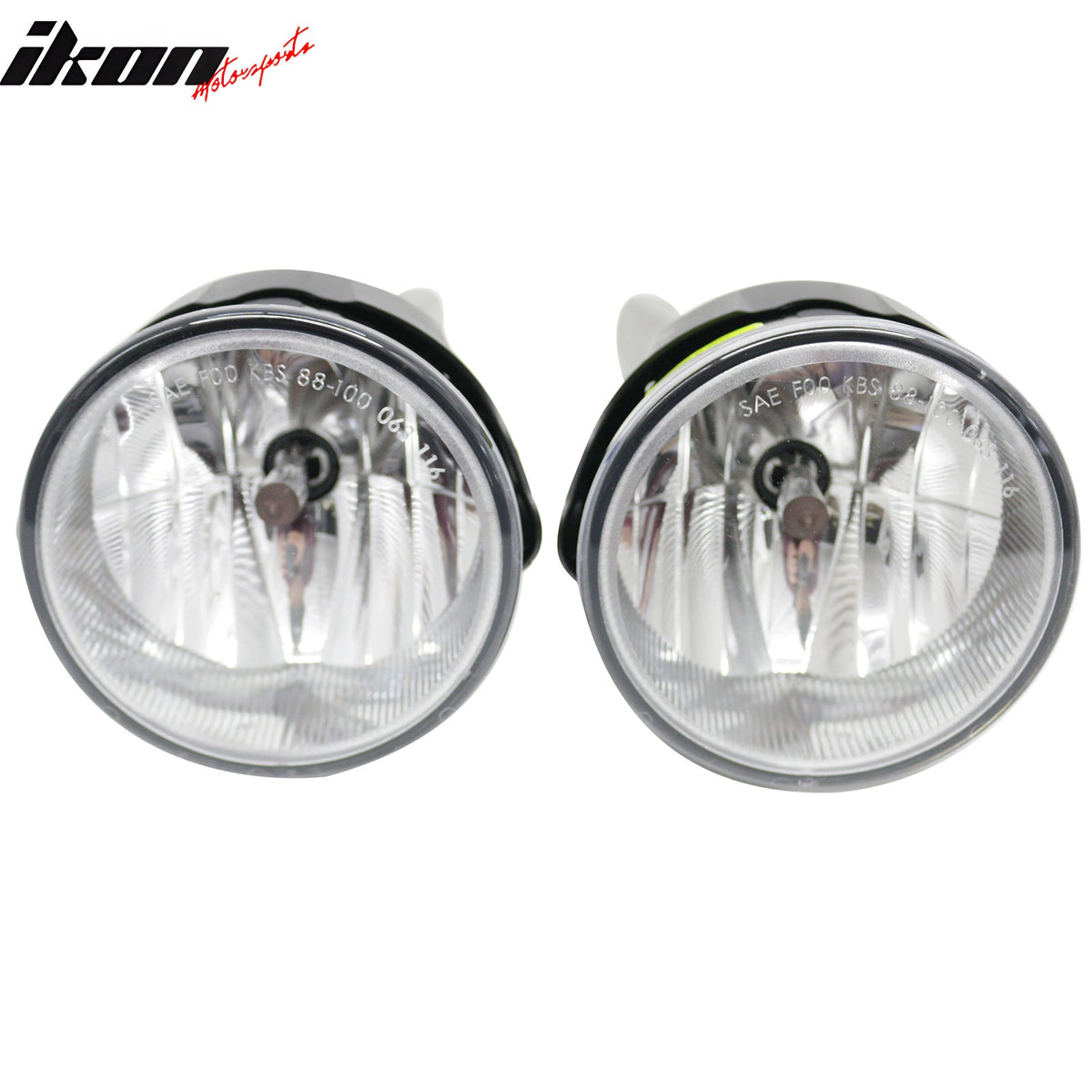 2004-2010 Jeep Grand Cherokee Front Bumper Fog Lights Lamp Assembly Clear Lens