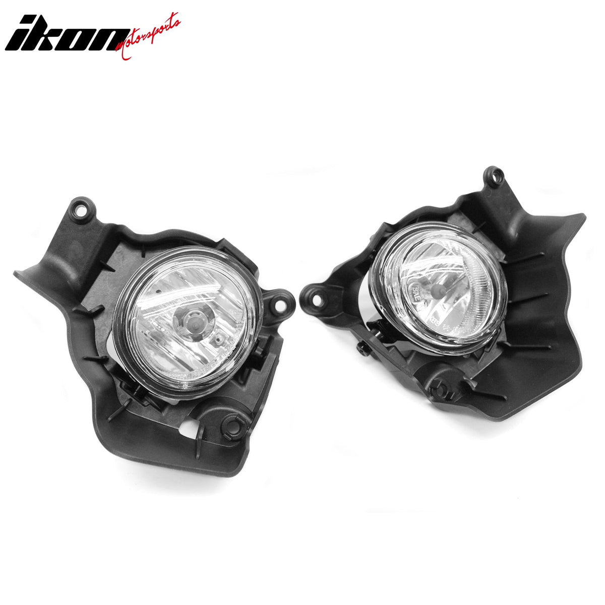 2011-2014 Mazda 2 2PCS Right Left RH LH Front Bumper Driving Fog Lights Lamps Assembly Replacement Black Housing Clear Lens