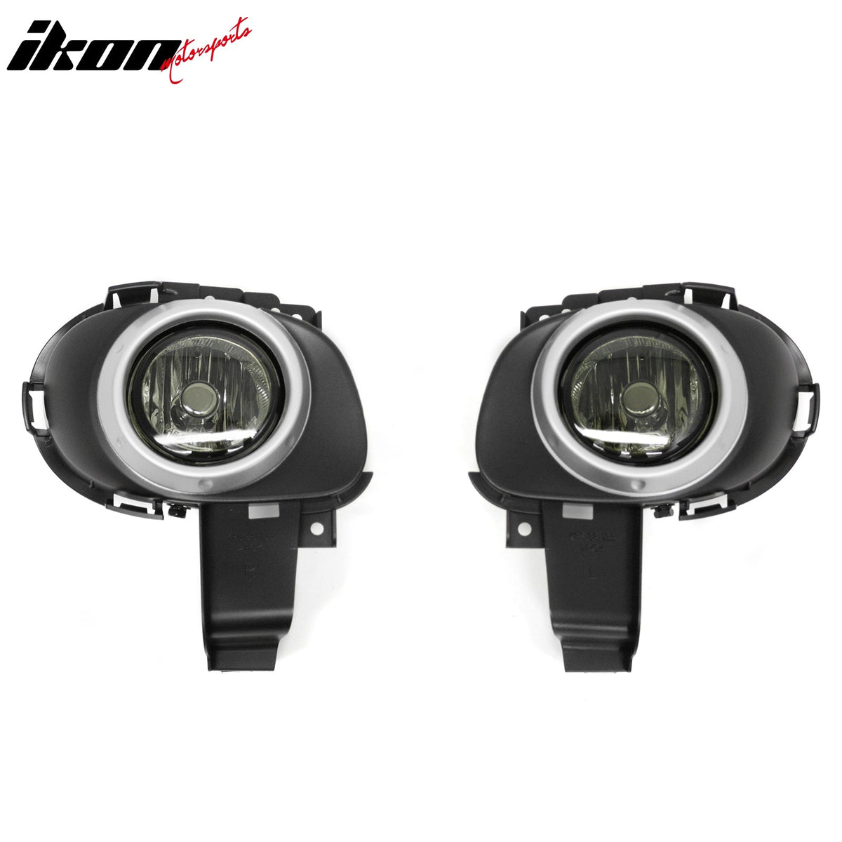 2004-2006 Mazda 3 Hatchback 2PCS Right Left RH LH Front Bumper Driving Fog Lights Lamps Assembly Replacement Black Housing Smoke Lens