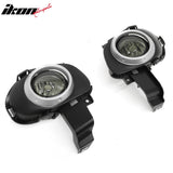 2004-2006 Mazda 3 Hatchback 2PCS Right Left RH LH Front Bumper Driving Fog Lights Lamps Assembly Replacement Black Housing Smoke Lens