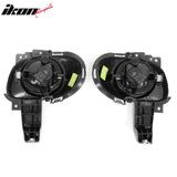 2004-2006 Mazda 3 Hatchback 2PCS Right Left RH LH Front Bumper Driving Fog Lights Lamps Assembly Replacement Black Housing Smoke Lens