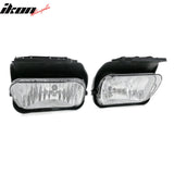 2002-2007 Chevy Silverado 1500 2500 3500 Front Fog Lights Lamps Clear Lens 2PCS