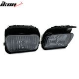 2002-2007 Chevy Silverado 1500 2500 3500 Fog Lights Smoke Lens Lamp Assembly
