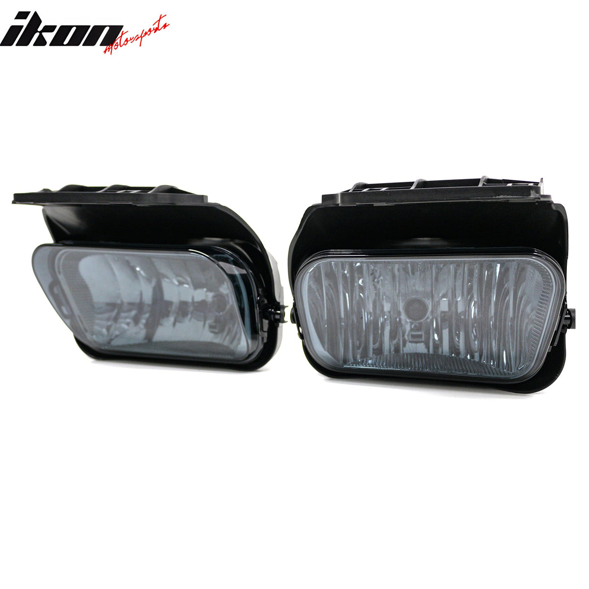 2002-2007 Chevy Silverado 1500 2500 3500 Fog Lights Smoke Lens Lamp Assembly