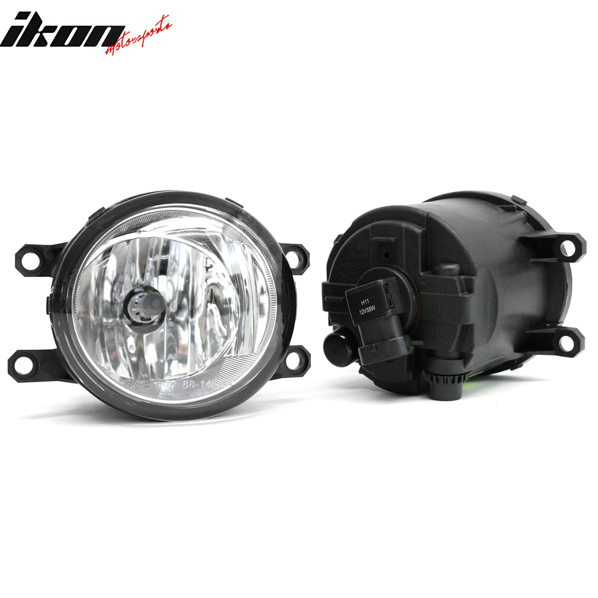 2010-2013 Lexus GX460 2011-2017 CT200h 2011-2013 IS250/IS350 2010-2013 4Runner 2012-2014 Prius V Front Bumper Fog Lights Lamp Black Housing Clear Lens
