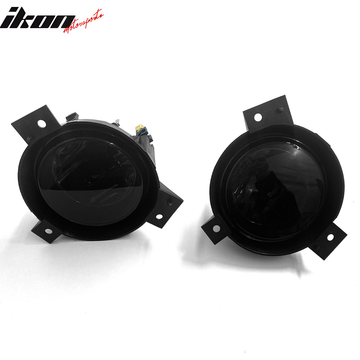 2001-2003 Ford Ranger 2PCS Right Left RH LH Front Bumper Driving Fog Lights Lamps Assembly Replacement W/Wiring Harness Black Housing Smoke Lens