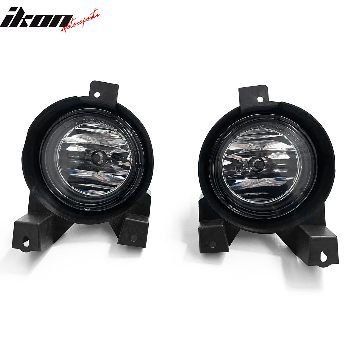2002-2005 Mercury Mountaineer Right Left RH LH Front Bumper Driving Fog Lights Lamps Assembly Replacement W/Wiring Harness Black Housing Clear Lens