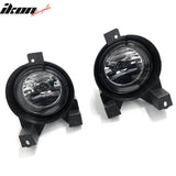 2002-2005 Mercury Mountaineer Right Left RH LH Front Bumper Driving Fog Lights Lamps Assembly Replacement W/Wiring Harness Black Housing Clear Lens