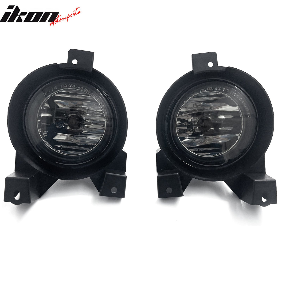 2002-2005 Mercury Mountaineer Right Left RH LH Front Bumper Driving Fog Lights Lamps Assembly Replacement W/Wiring Harness Black Housing Smoke Lens