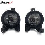 2002-2005 Mercury Mountaineer Right Left RH LH Front Bumper Driving Fog Lights Lamps Assembly Replacement W/Wiring Harness Black Housing Smoke Lens