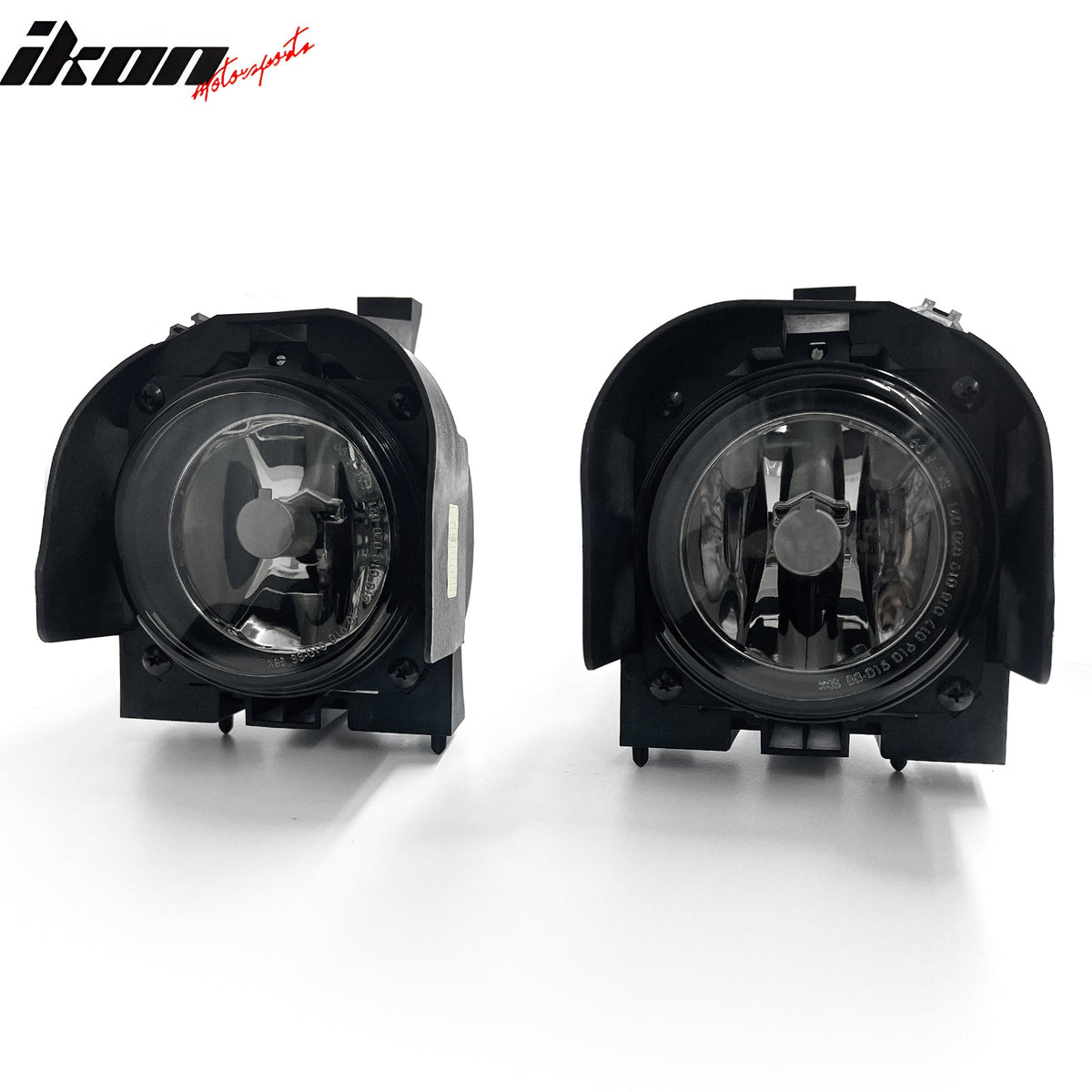 1999-2001 Ford Explorer 2PCS Right Left RH LH Front Bumper Driving Fog Lights Lamps Assembly Replacement W/Wiring Harness Black Housing Smoke Lens