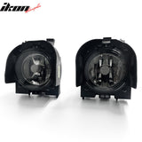 1999-2001 Ford Explorer 2PCS Right Left RH LH Front Bumper Driving Fog Lights Lamps Assembly Replacement W/Wiring Harness Black Housing Smoke Lens