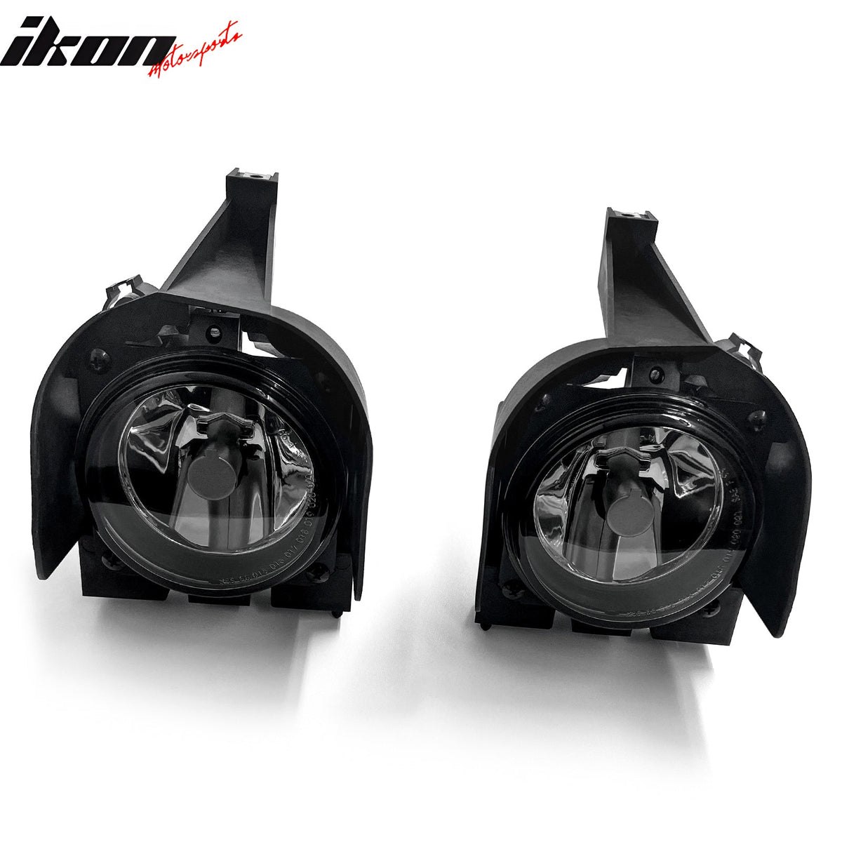 1999-2001 Ford Explorer 2PCS Right Left RH LH Front Bumper Driving Fog Lights Lamps Assembly Replacement W/Wiring Harness Black Housing Smoke Lens