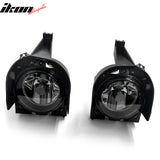 1999-2001 Ford Explorer 2PCS Right Left RH LH Front Bumper Driving Fog Lights Lamps Assembly Replacement W/Wiring Harness Black Housing Smoke Lens