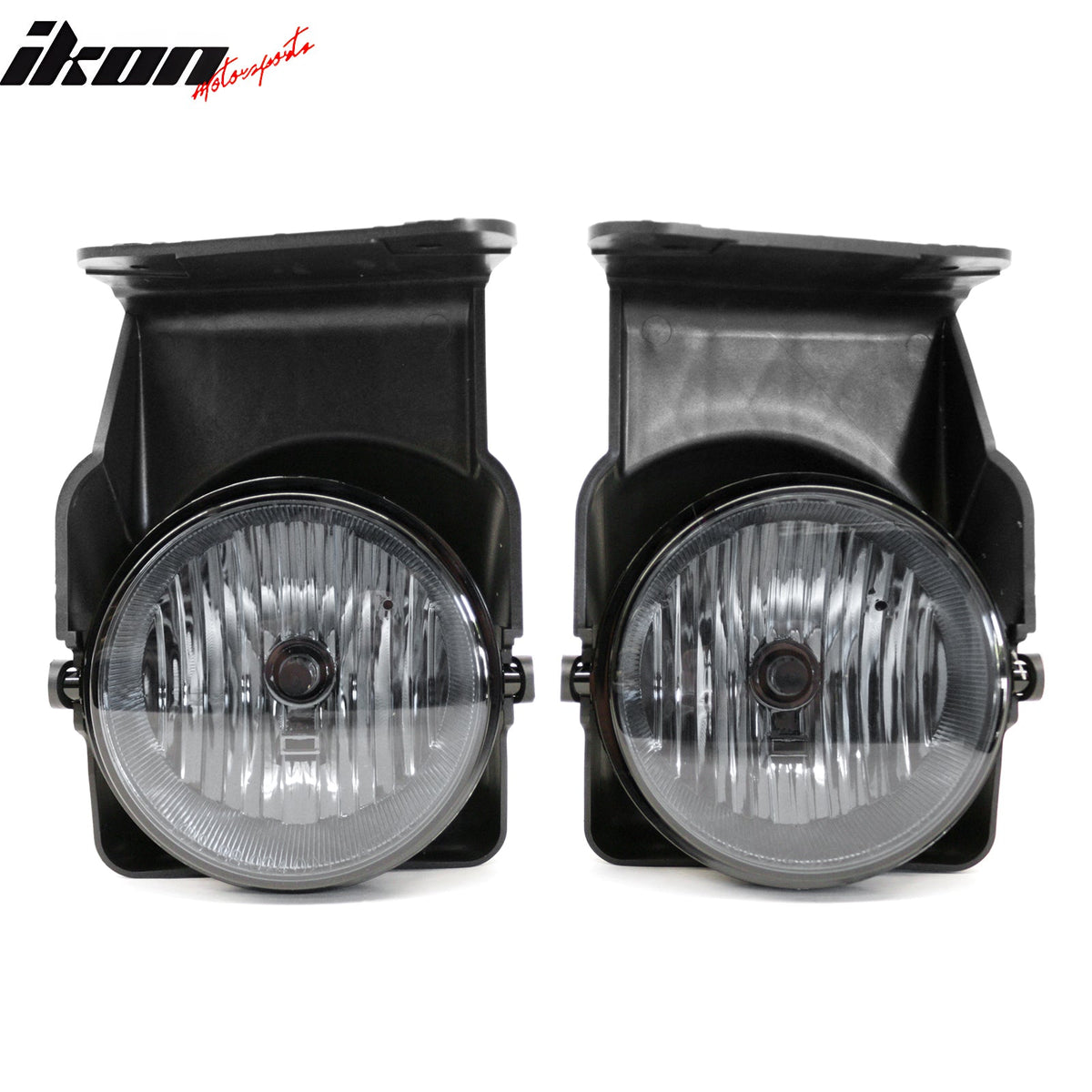 2003-2006 GMC Sierra & 2007 Sierra Classic 2PCS Right Left RH LH Front Bumper Driving Fog Lights Lamps Assembly Replacement Black Housing Smoke Lens