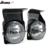 2003-2006 GMC Sierra & 2007 Sierra Classic 2PCS Right Left RH LH Front Bumper Driving Fog Lights Lamps Assembly Replacement Black Housing Smoke Lens