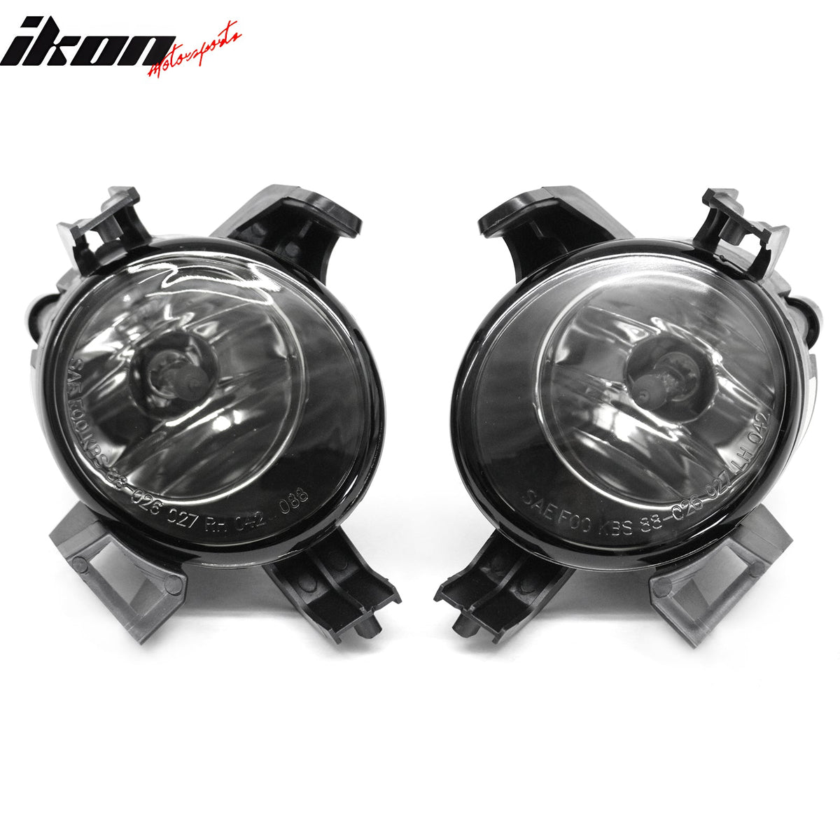 2005-2006 Nissan Altima & 2004-2006 Quest 2PCS Right Left RH LH Front Bumper Driving Fog Lights Lamps Assembly Replacement Black Housing Smoke Lens