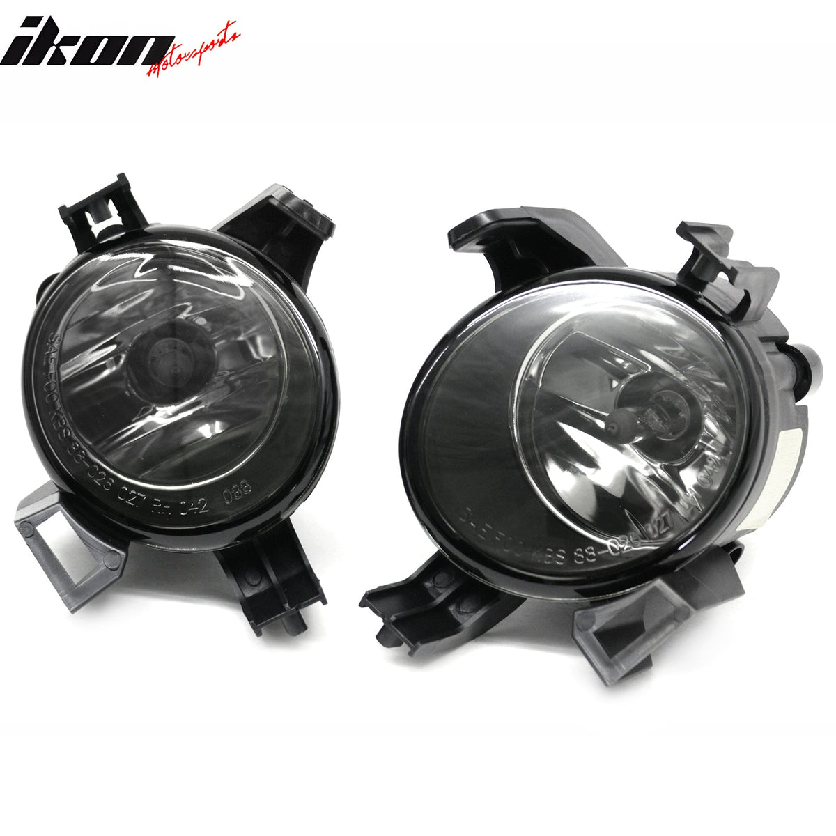 2005-2006 Nissan Altima & 2004-2006 Quest 2PCS Right Left RH LH Front Bumper Driving Fog Lights Lamps Assembly Replacement Black Housing Smoke Lens