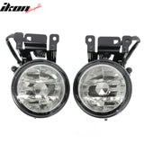 2000-2004 Mitsubishi Montero Sport 2PCS Right Left RH LH Front Bumper Driving Fog Lights Lamps Assembly Replacement Black Housing Smoke Lens