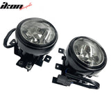 2003-2008 Honda Element 2PCS Right Left RH LH Front Bumper Driving Fog Lights Lamps Assembly Replacement W/Wiring Harness Black Housing Smoke Lens