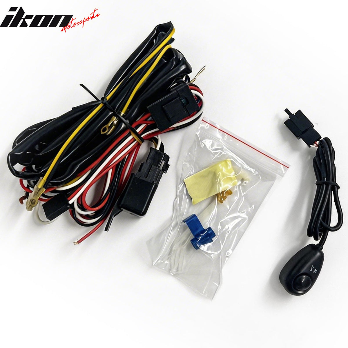 2003-2008 Honda Element 2PCS Right Left RH LH Front Bumper Driving Fog Lights Lamps Assembly Replacement W/Wiring Harness Black Housing Smoke Lens