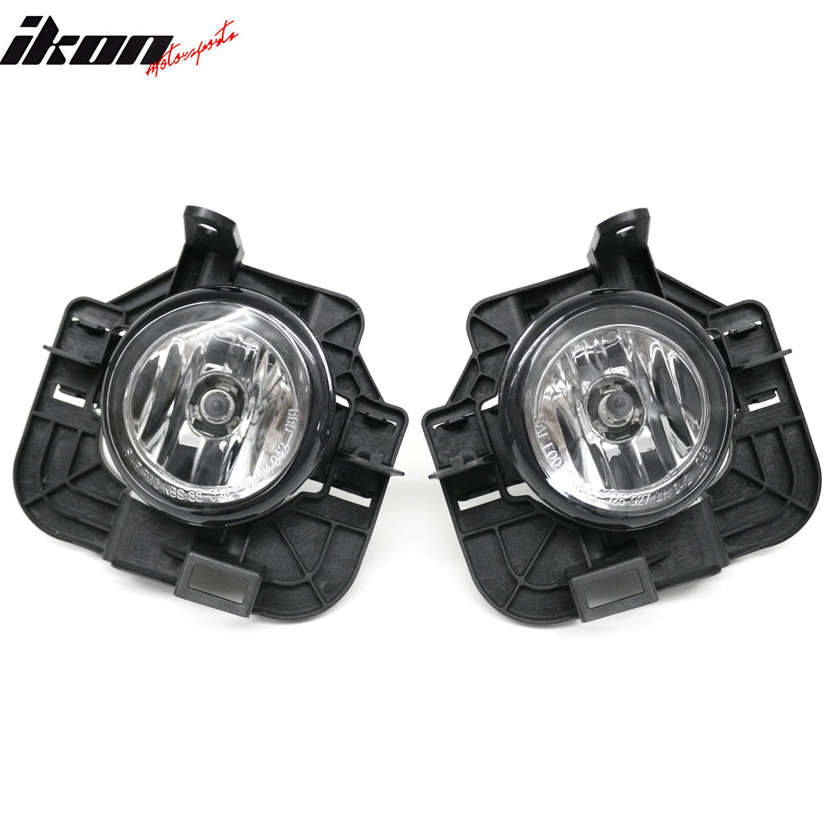 2007-2011 Nissan Altima Sedan/Hybrid 2PCS Right Left RH LH Front Bumper Driving Fog Lights Lamps Assembly Replacement Black Housing Clear Lens