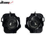 2007-2011 Nissan Altima Sedan/Hybrid 2PC Right Left RH LH Front Bumper Driving Fog Lights Lamps Assembly Replacement W/Wiring Black Housing Smoke Lens