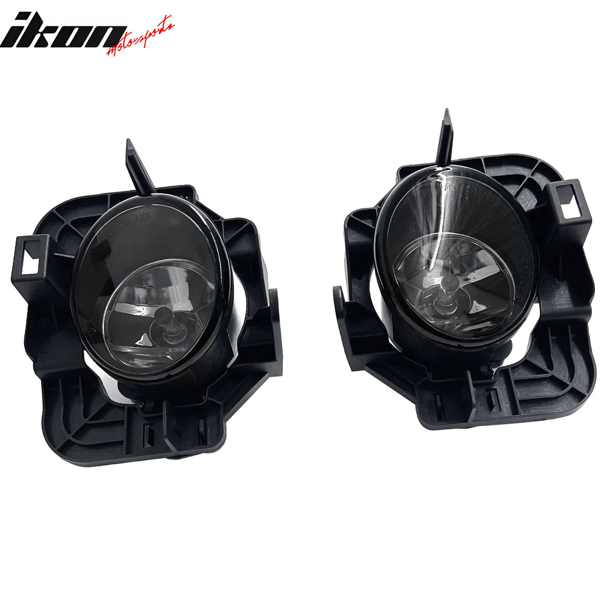 2007-2011 Nissan Altima Sedan/Hybrid 2PC Right Left RH LH Front Bumper Driving Fog Lights Lamps Assembly Replacement W/Wiring Black Housing Smoke Lens