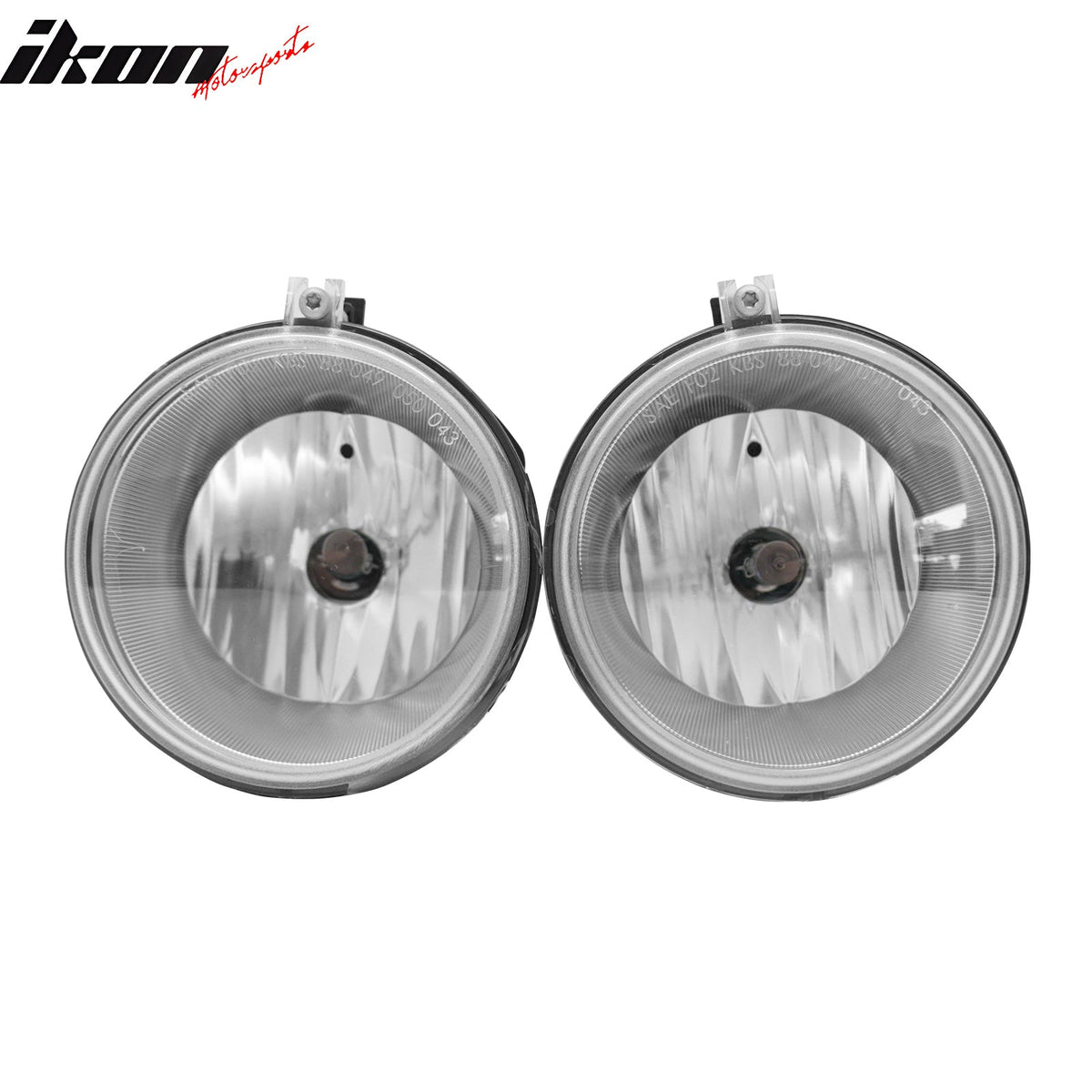 2005-2010 Chrysler 300 2PCS Right Left RH LH Front Bumper Driving Fog Lights Lamps Assembly Replacement W/Black Housing Clear Lens H10 Bulb Type