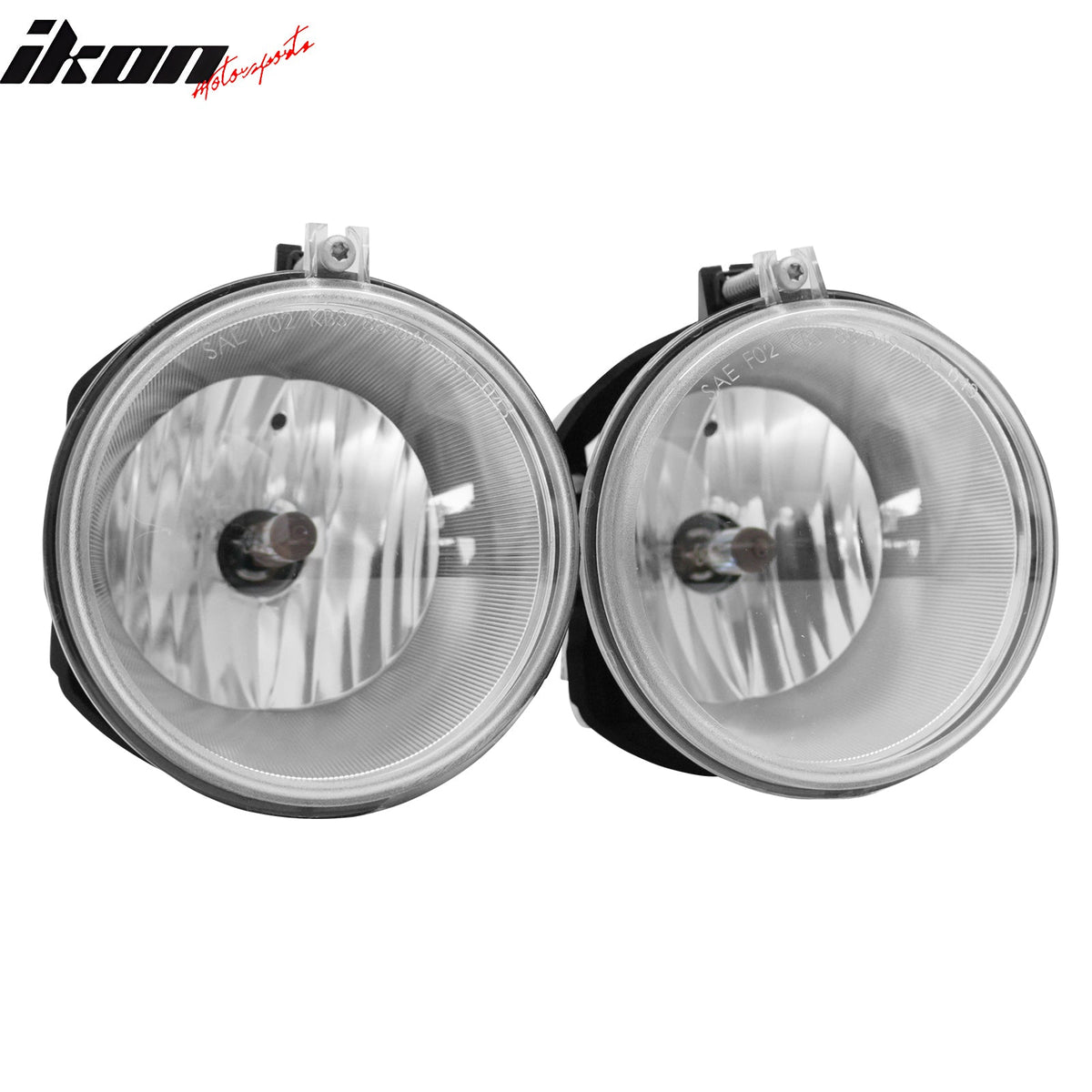 2005-2010 Chrysler 300 2PCS Right Left RH LH Front Bumper Driving Fog Lights Lamps Assembly Replacement W/Black Housing Clear Lens H10 Bulb Type
