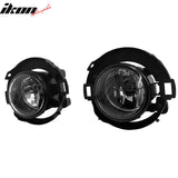 2005-2015 Nissan Xterra & 2010-2019 Frontier 2PCS Right Left RH LH Front Bumper Driving Fog Lights Lamps Assembly Replacement W/Wiring Clear Lens