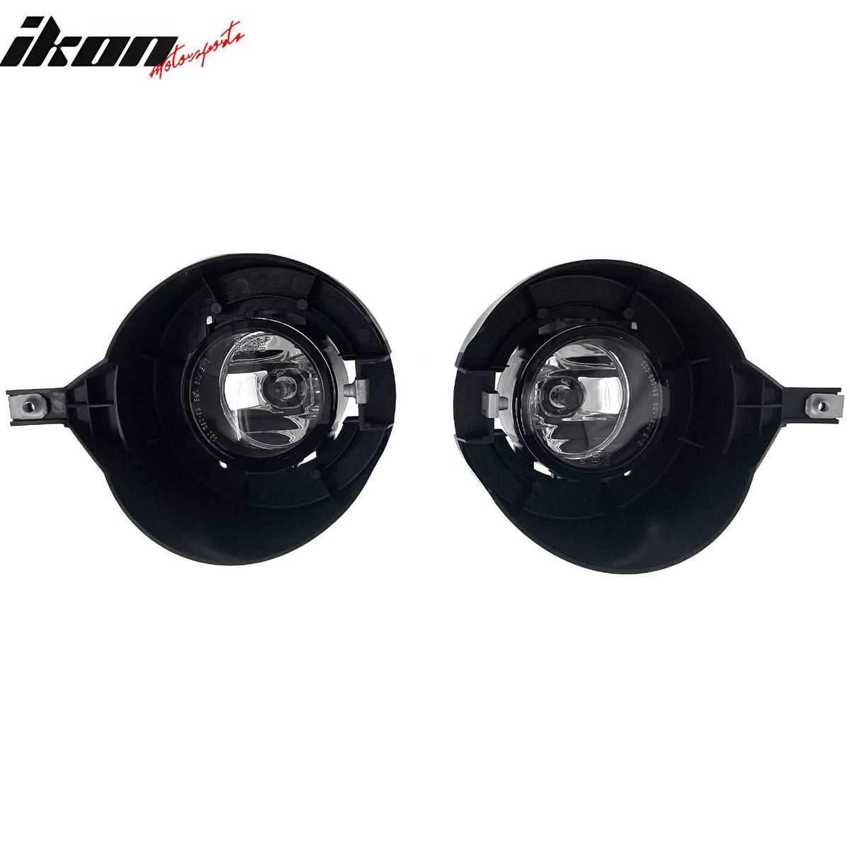 2005-2019 Nissan Frontier 2PCS Right Left RH LH Front Bumper Driving Fog Lights Lamps Assembly Replacement W/Wiring Harness Black Housing Clear Lens