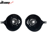 2005-2019 Nissan Frontier 2PCS Right Left RH LH Front Bumper Driving Fog Lights Lamps Assembly Replacement W/Wiring Harness Black Housing Clear Lens