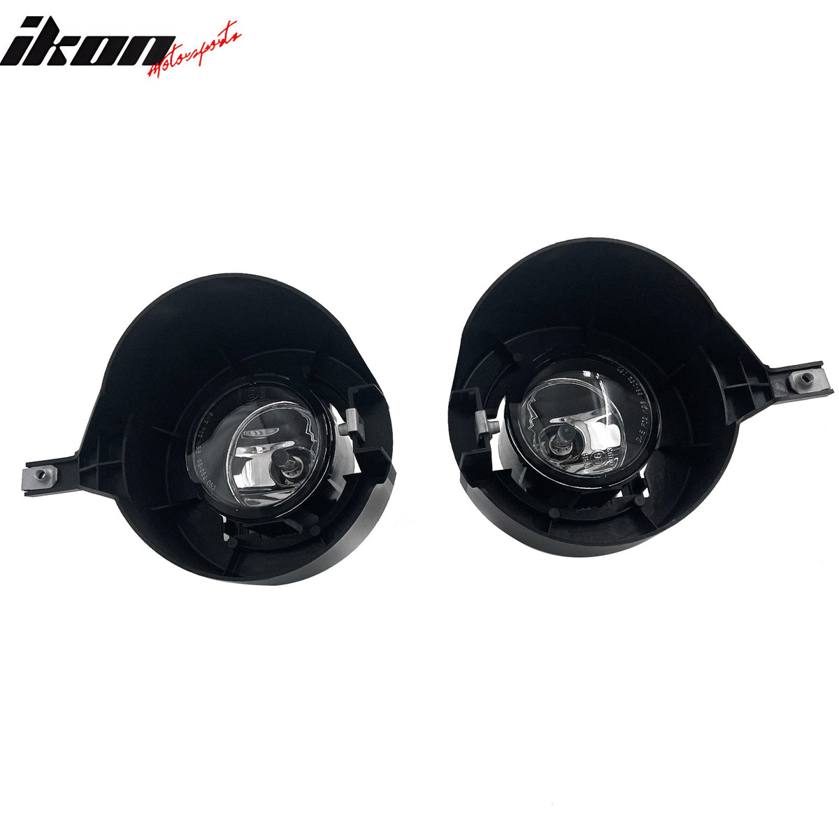 2005-2019 Nissan Frontier 2PCS Right Left RH LH Front Bumper Driving Fog Lights Lamps Assembly Replacement W/Wiring Harness Black Housing Clear Lens