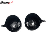 2005-2019 Nissan Frontier 2PCS Right Left RH LH Front Bumper Driving Fog Lights Lamps Assembly Replacement W/Wiring Harness Black Housing Clear Lens