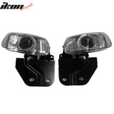 1999-2000 GMC Yukon Denali Cadillac Escalade Chevy Tahoe 1998-2000 C1500/C2500/C3500/K1500/K2500/K3500 Front Bumper Fog Lights W/Wiring Clear Lens